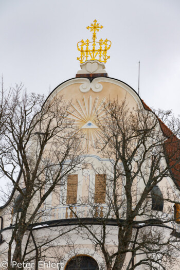 Wieskirche  Steingaden Bayern Deutschland by Peter Ehlert in Wieskirche im Winter