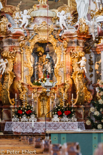 Altarbild  Steingaden Bayern Deutschland by Peter Ehlert in Wieskirche im Winter