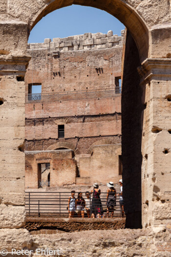 Colosseumbogen  Roma Latio Italien by Peter Ehlert in Rom - Colosseum und Forum Romanum