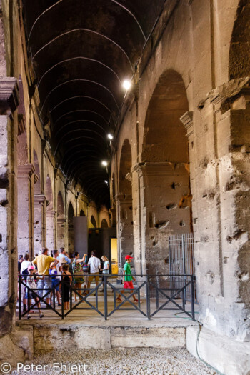 Gang im Colosseum  Roma Latio Italien by Peter Ehlert in Rom - Colosseum und Forum Romanum