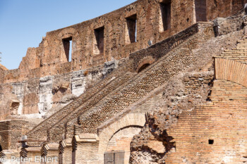 Mauerwerk und Bögen  Roma Latio Italien by Peter Ehlert in Rom - Colosseum und Forum Romanum