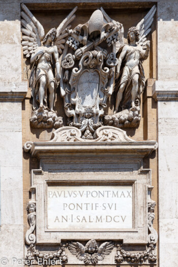 Gedenkstein für Papst Paulus V - 1605  Roma Latio Italien by Peter Ehlert in Rom - Plätze und Kirchen