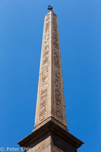 Obelisk in Fontana di Fiumi  Roma Latio Italien by Peter Ehlert in Rom - Plätze und Kirchen