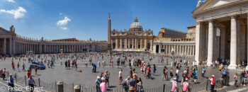 Petersplatz mit Basilica  Roma Latio Italien by Peter Ehlert in Rom - Plätze und Kirchen