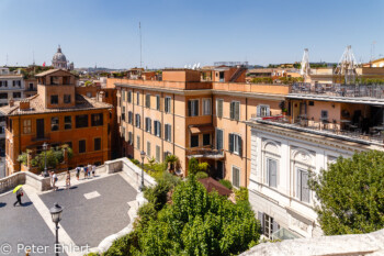 Blick über Piazza und Stadt  Roma Latio Italien by Peter Ehlert in Rom - Plätze und Kirchen