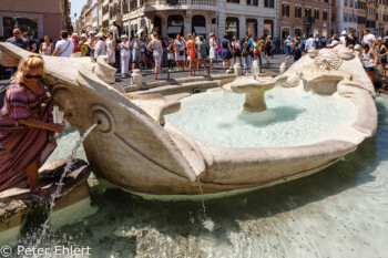 Fontana della Barcaccia  Roma Latio Italien by Peter Ehlert in Rom - Plätze und Kirchen