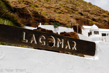 Eingangsschild  Nazaret Canarias Spanien by Peter Ehlert in LanzaroteLagomar