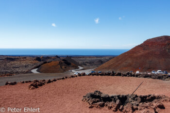 Feuerstelle und Meer  Tinajo Canarias Spanien by Lara Ehlert in LanzaroteNPTimanfaya