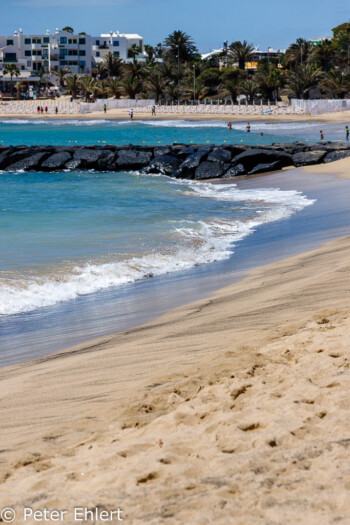 Atlantik und Strand  Costa Teguise Canarias Spanien by Peter Ehlert in LanzarotePlayaCucharas