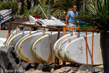 Surfboards  Costa Teguise Canarias Spanien by Peter Ehlert in LanzarotePlayaCucharas