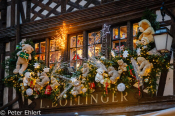 Weihnachtsdeko Fa. Bollinger  Straßburg Département Bas-Rhin Frankreich by Peter Ehlert in Elsass-Winter