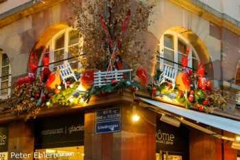 Weihnachtsdeko Le Dôme  Straßburg Département Bas-Rhin Frankreich by Peter Ehlert in Elsass-Winter