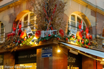 Weihnachtsdeko Le Dôme  Straßburg Département Bas-Rhin Frankreich by Peter Ehlert in Elsass-Winter