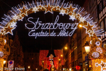Strasbourg, Capitale de Noël 2018  Straßburg Département Bas-Rhin Frankreich by Peter Ehlert in Elsass-Winter