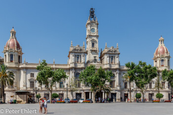 Rathaus  Valencia Provinz Valencia Spanien by Peter Ehlert in Valencia_Rathaus_Hauptpost