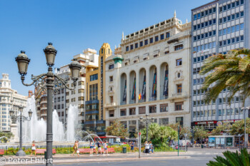 Springbrunnen  Valencia Provinz Valencia Spanien by Lara Ehlert in Valencia_Rathaus_Hauptpost