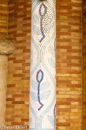 Mosaiksäulen  Valencia Provinz Valencia Spanien by Peter Ehlert in Valencia_Eixample_Colon