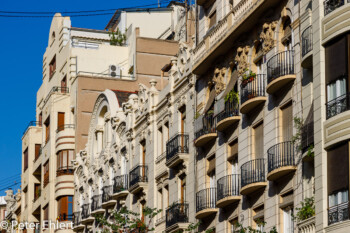 Fassade  Valencia Provinz Valencia Spanien by Peter Ehlert in Valencia_Eixample_Colon