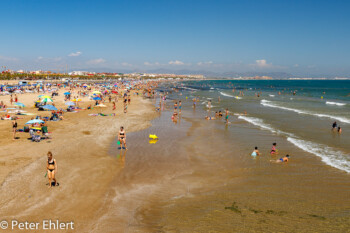 Strand  Valencia Provinz Valencia Spanien by Peter Ehlert in Valencia_canbanyal_strand