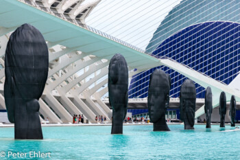 Jaume Plensa - Faces  Valencia Provinz Valencia Spanien by Peter Ehlert in Valencia_Arts i Ciences