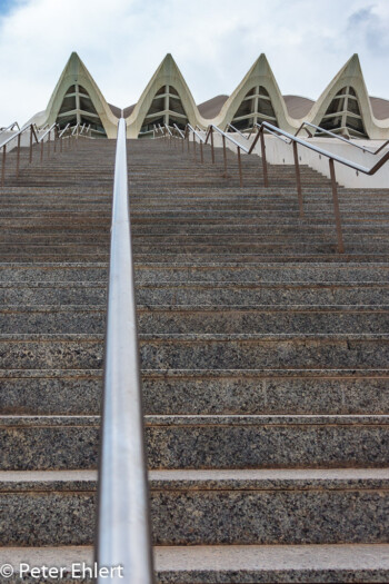 Treppe mit Dach  Valencia Provinz Valencia Spanien by Lara Ehlert in Valencia_Museu_Ciences