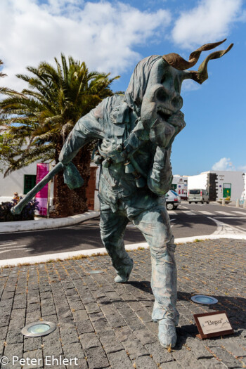 Elegua - Rigoberzo Camacho Perez  Teguise Kanarische Inseln Spanien by Peter Ehlert in LanzaroteTeguise