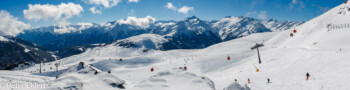 Blick von Königsleiten Bergstartion  Königsleiten Salzburg Österreich by Peter Ehlert in ZillerKönigsleiten