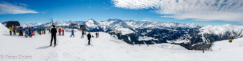 Blick von Bergstation Königsleiten  Königsleiten Salzburg Österreich by Peter Ehlert in ZillerKönigsleiten