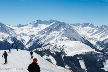 Blick von Bergstation Königsleiten  Königsleiten Salzburg Österreich by Peter Ehlert in ZillerKönigsleiten