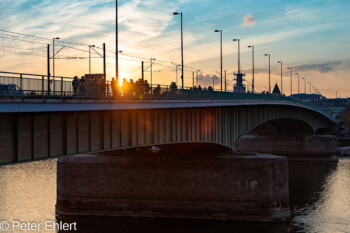 Deutzer Brücke  Köln Nordrhein-Westfalen Deutschland by Peter Ehlert in Köln_Stadtrundgang