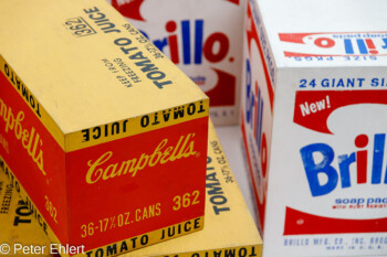 Andy Warhol, Campbell's und Brillo boxes  Köln Nordrhein-Westfalen Deutschland by Peter Ehlert in Köln_Museum_Ludwig