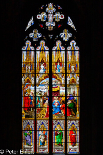 Glasfenster  Köln Nordrhein-Westfalen Deutschland by Peter Ehlert in Köln_Dom
