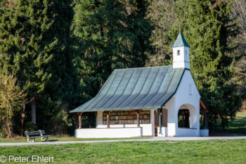 Geiselwies Kapelle  Odelzhausen Bayern Deutschland by Peter Ehlert in Wald-April