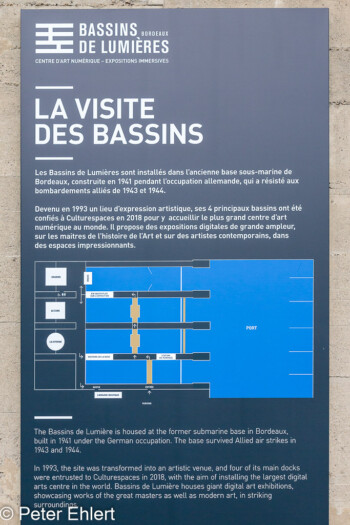 La visite des bassins  Bordeaux Département Gironde Frankreich by Peter Ehlert in Bassins de Lumières