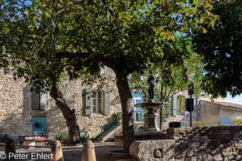 Brunnen am Platz  Brignon Gard Frankreich by Peter Ehlert in Brignon