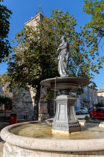 Brunnen am Platz  Brignon Gard Frankreich by Peter Ehlert in Brignon