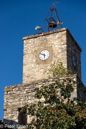 Uhrturm  Brignon Gard Frankreich by Peter Ehlert in Brignon