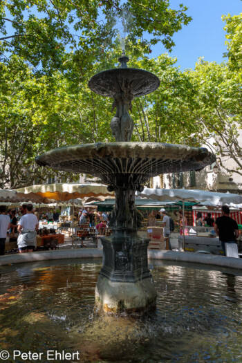 Brunnen  Uzès Gard Frankreich by Peter Ehlert in Uzès