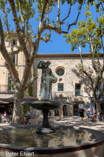 Brunnen  Uzès Gard Frankreich by Peter Ehlert in Uzès