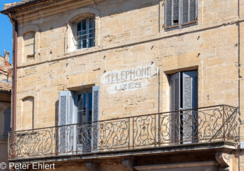 Balkon  Uzès Gard Frankreich by Peter Ehlert in Uzès