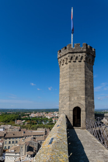 Turm   Uzès Gard Frankreich by Peter Ehlert in Uzès - Château Ducal