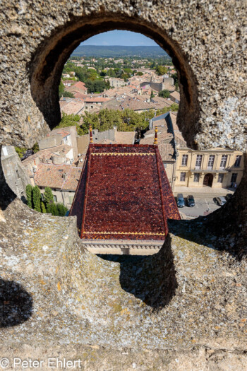 Dachblick  Uzès Gard Frankreich by Peter Ehlert in Uzès - Château Ducal