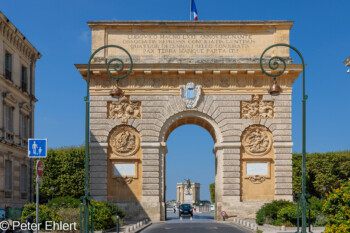 Porte du Peyrou  Montpellier Département Hérault Frankreich by Peter Ehlert in Montpellier-Peyrou