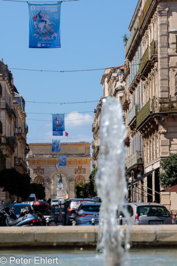 Blick in die Rue Foch  Montpellier Département Hérault Frankreich by Peter Ehlert in Montpellier