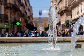 Brunnen Place des Martyrs-de-la-Résistance  Montpellier Département Hérault Frankreich by Peter Ehlert in Montpellier