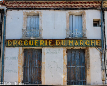 Alte Hausbeschriftung  Montpellier Département Hérault Frankreich by Peter Ehlert in Montpellier