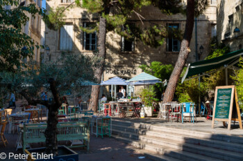 Terrasse Restaurant Rosemarie  Montpellier Département Hérault Frankreich by Peter Ehlert in Montpellier - Saint-Roch