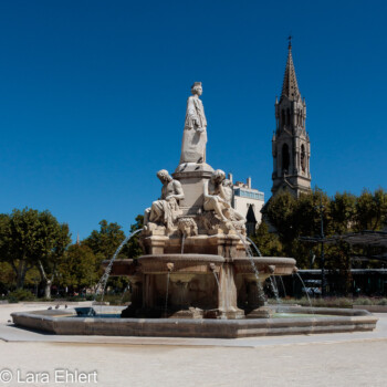 Fontaine Pradier  Nîmes Gard Frankreich by Lara Ehlert in Nimes