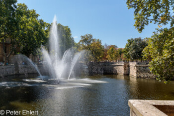 Fontäne  Nîmes Gard Frankreich by Peter Ehlert in Nimes