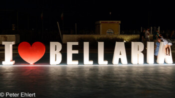 Bellaria Sign bei Nacht  Bellaria-Igea Marina Provinz Rimini Italien by Peter Ehlert in Wellness in Bellaria